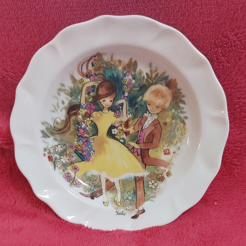 Courting Couple Decorative Plate